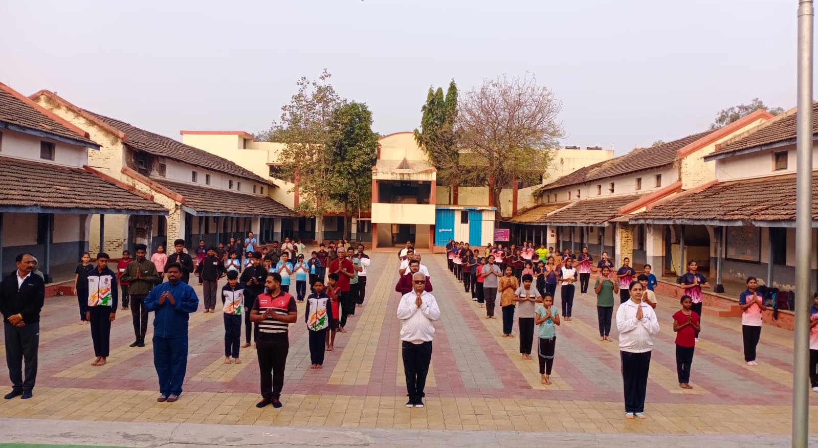 रथ सप्तमी निमित्त यवतमाळ शहरात 15 ठिकाणी सामूहिक सूर्य नमस्कार कार्यक्रम यशस्वी